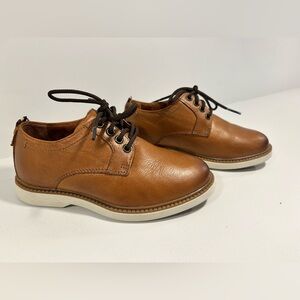 Flag Ltd Boys Size 11 Cognac Lace-Up Oxford Dress Shoes